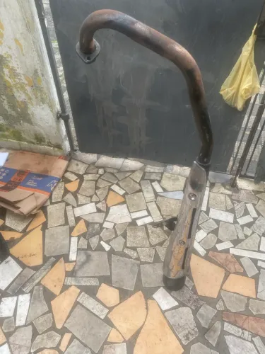 Escapamento cg 150 titan mix,esd,esi para motos de bacalhau.!