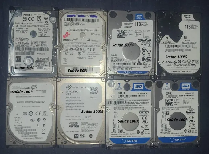 HDs 500gb e 1tb