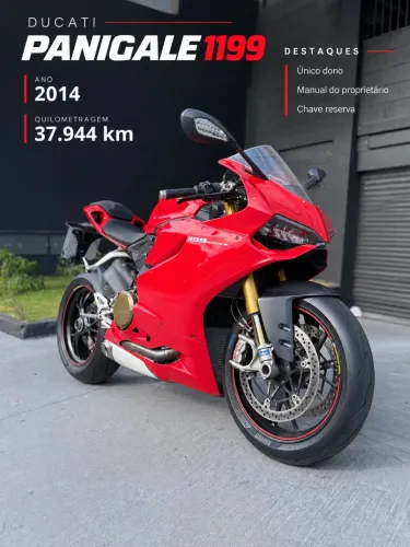 Ducati Panigale 1199 2014 - superbike - único dono