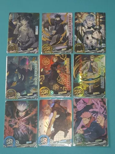 13 Cartas Box Cartas de Animes (Coleção exclusiva caixa amarela) Hits - Jujutso Kaizen