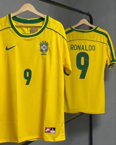 Camisa Seleção Brasileira Retrô Copa 1998