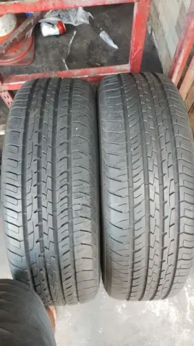2 pneus aro 15 195 65 15 seminovos marca Goodyear valor do par 600