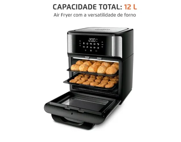 AIR FRYER FORNO 12L PAINEL DIGITAL