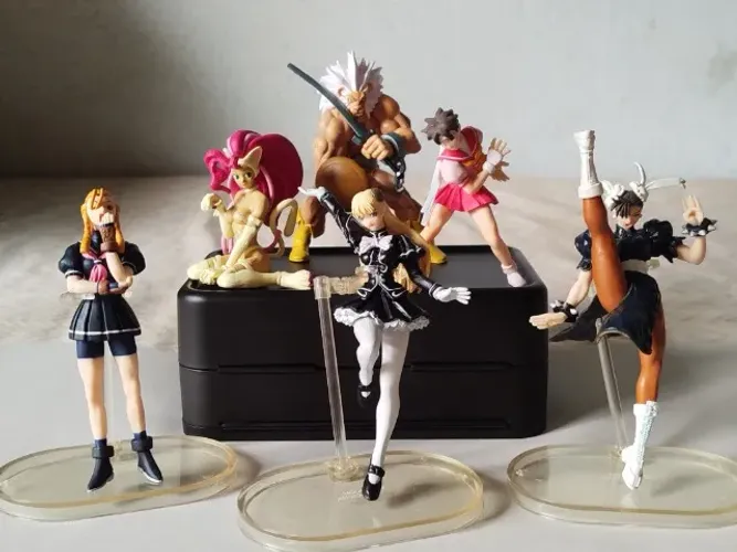 RARO - Capcom Figure Collection: Capcom Fighting Jam - 6 figuras