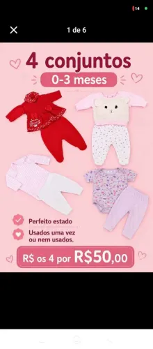 Lote conjunto 0-3 meses
