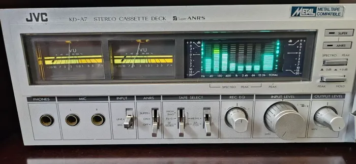 Tape Deck JVC KD-A7 ( substituiu o KD-85 / nosso Gradiente CD-1 )