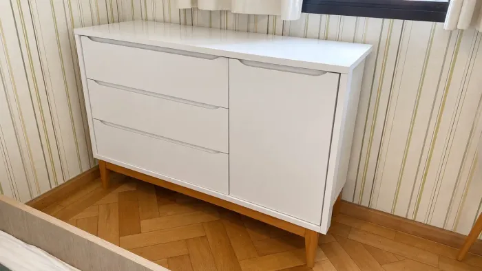 Cômoda Branca Reller em MDF