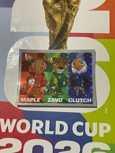 Figurinha avulsa FWC 3 mascotes copa do mundo 2026