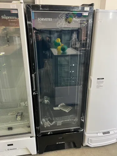 Freezer expositor 581 litros para sorvete com ar forçado novo