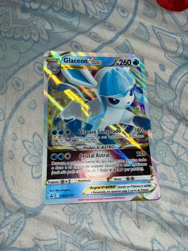 Carta da Glaceon V-astro gigante original