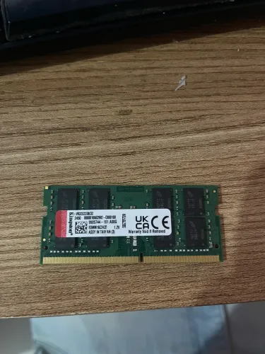 Memória ram ddr4 kingston notebook 32gb 3200z