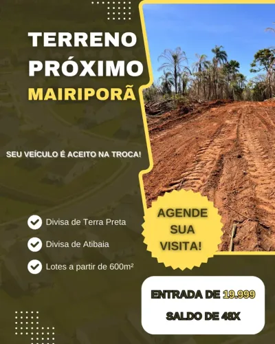 Terreno em Terra Preta  aproveite antes que acabe!