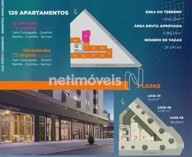 Imóvel para venda tem 1044 metros quadrados em Centro - Belo Horizonte - MG