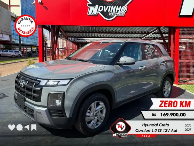 Hyundai Creta Comfort 1.0 TB 12V Flex AUT 2027