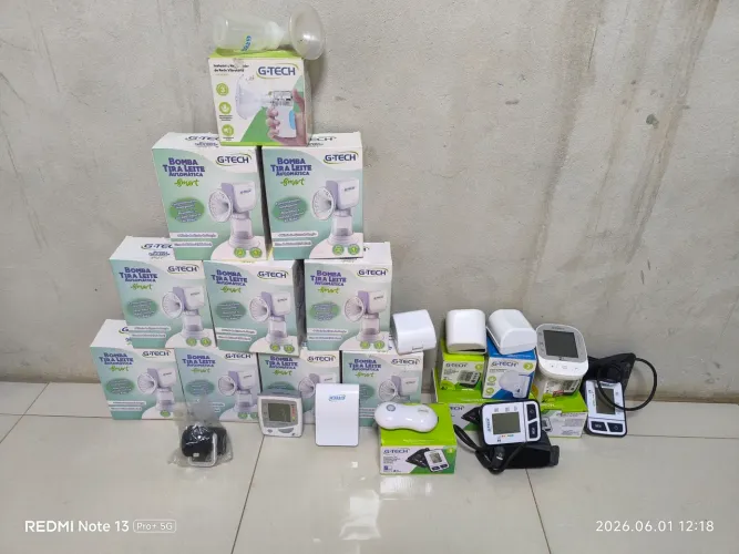 Lote com vários itens G-Tech