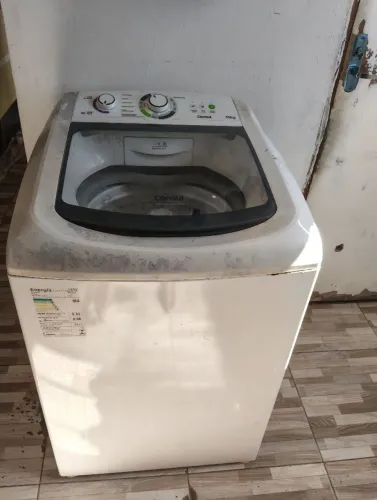 Máquina de lavar vende logo