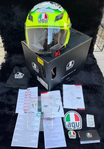 Capacete AGV ? Blade Misano 55/56 Com Caixa Adesivo Manuais