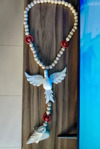 Divino Espírito Santo- rosário decorativo de parede