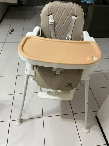 Cadeira De Alimentação Infantil 3 Em 1 Harmony Maxi Baby - Bege