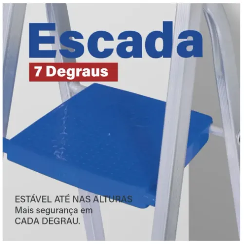 Escada Mor 7 Degraus Reforçada