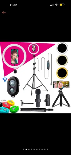 Kit youtuber com tripé 2.10 M