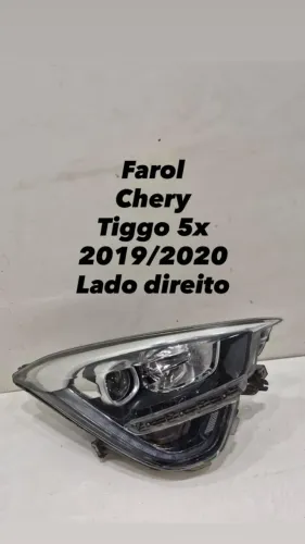 Farol Chery Tiggo 5x 2019 2020 Lado Direito sem Detalhe