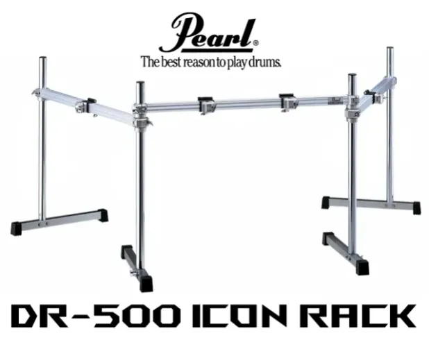 Rack Pearl DR-500 com 3 Lados para bateria com 1 ou 2 bumbos