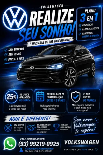 Volkswagen 0km/sem entrada | consulte suas condições.