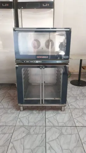Forno elétrico industrial com estufa