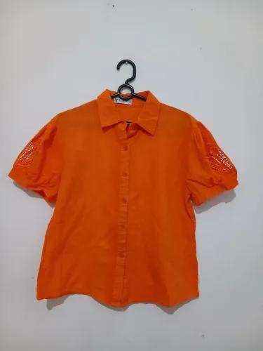 Camisa g laranja maravilhosa somente sem etiqueta
