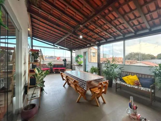 Cobertura para Venda em Contagem, Jardim Riacho das Pedras, 3 dormitórios, 1 banheiro, 1 v