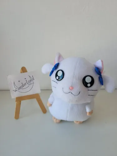 Pelúcia Hamster Bijou Anime Hamtaro anos 90 Importado do Japão
