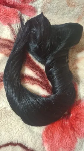 Cabelo humano vietnamita 55cm 145gramas cabelo longo e liso