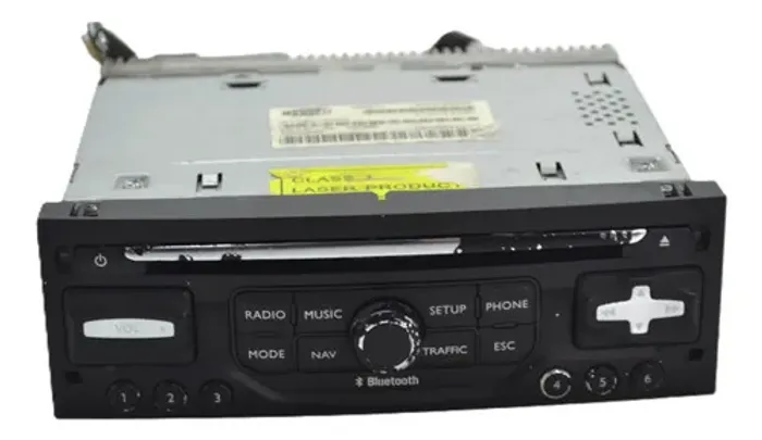 Frente Radio Comando Multimidia C3 2012 Aircross Original