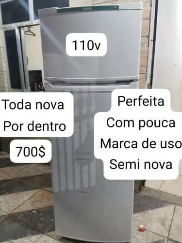 Vendo geladeira duplex semi nova perfeita toda nova por dentro