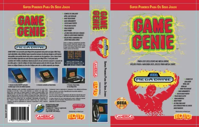 3 Encartes de jogos para Mega Drive