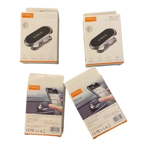Suporte Veicular Magnetico aGOLD SPC-31 Celular Painel Ima Forte Rotacao 360 