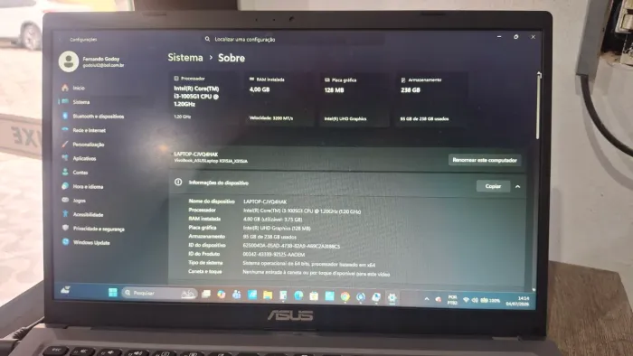 Notebook Asus