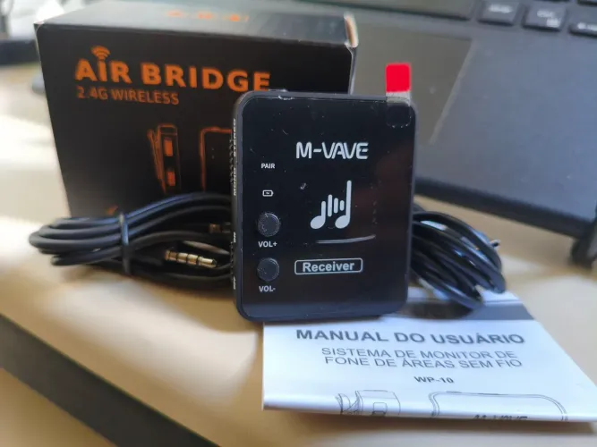 Retorno de palco (apenas receptor) m-vave 
