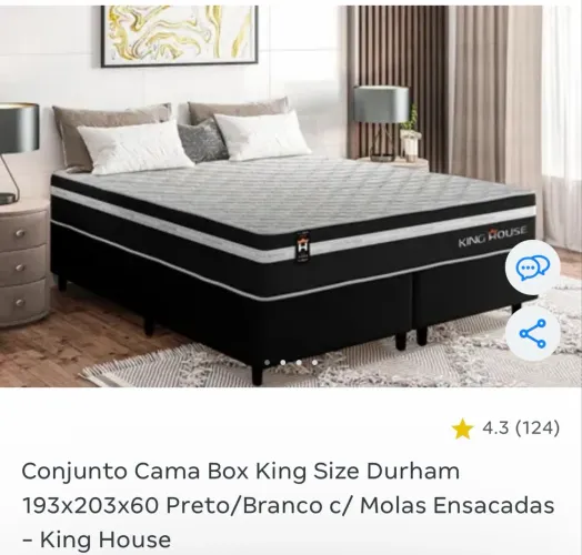 Cama Box king size