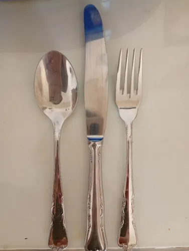 Conjunto de talheres Platinox Hércules, muito novo