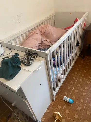 Berço branco tamanho padrão