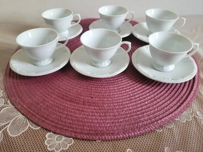 Conjunto 6 xícaras café 50 ml Schimidt