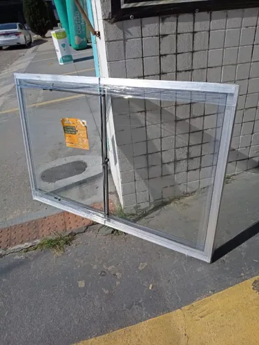 PREÇO DE FÁBRICA! JANELA DE ALUMÍNIO PURO 1,00X1,50 2 ABAS