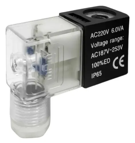 Bobina Para Valvula Pneumática 220 Vac Diametro 9mm 4v 3v