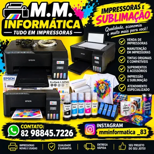 Impressoras e sublimação