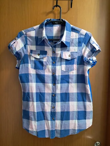 Blusa xadrez feminina adulta