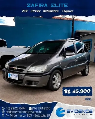 Chevrolet Zafira Elite 2.0 MPFI Flexpower 8V AUT 2012