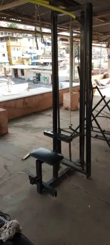 Pulley com Remada Baixa + 2 Puxadores