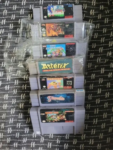 cartuchos/fitas super nintendo